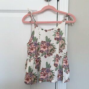 Kate Quinn Organics Cactus Floral Girl Ballerina Top 6 years